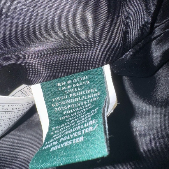 Ralph Lauren military jacket coat black size 8 - Picture 7 of 7